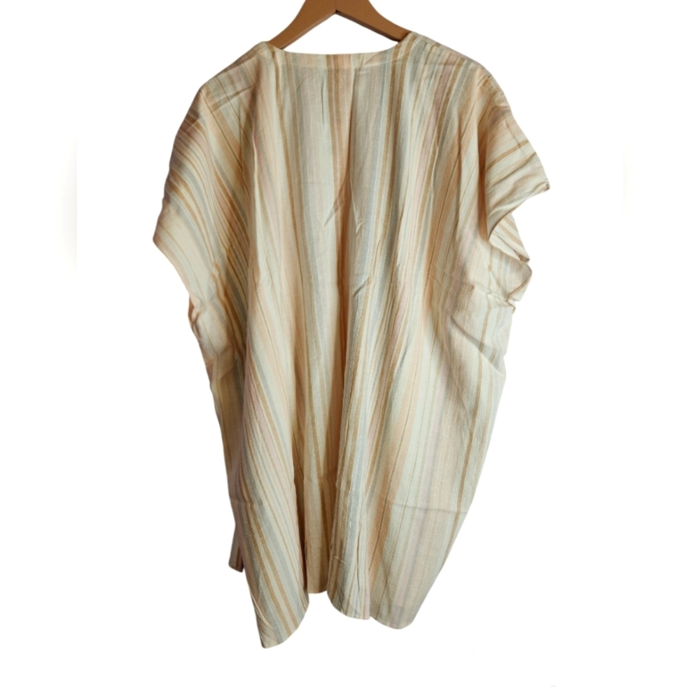 LOFT Striped Kimono Size XS Whisper White Women’s - Picture 7 of 7